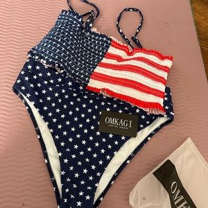 NWT Flag bikini